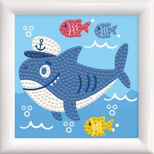 DIAMOND DOTZ DD1.064F SHARK AHOY! 9,5x9,5 cm BONCUK TABLO KİTİ