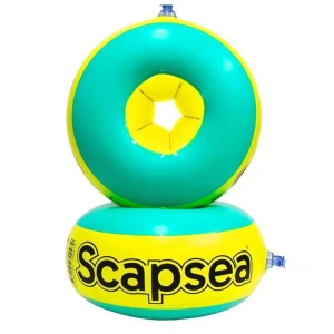 SCAPSEA ST00626 YEŞİL İÇİ DOLGULU + TAMİR BANDI + ŞİŞİRME POMPASI + TAŞIMA ÇANTASI KUTULU YÜZME KOLLUĞU SET 10-40 KG