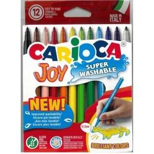 CARIOCA JOY YIKANABİLİR KEÇELİ BOYA KALEMİ 12Lİ