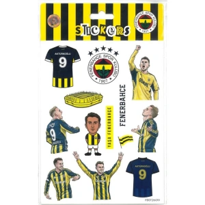 PİOLENT FBST26019 FENERBAHÇE TARAFTAR STICKER ETİKET 1 YP. TEKLİ KARTELA