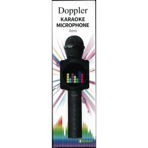 DOPPLER TETRİS EKRANLI RGB LED SES BLUETOOTH BAĞLANTILI KARAOKE MİKROFON KUTULU