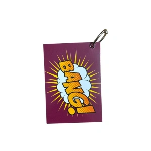 DEFFTER JUST TEK HALKALI KARTON KAPAK BLOKNOT 7.5x10.5cm ÇİZGİSİZ (DÜZ) NOTLUK DEFTER 100 YP.-  BANG