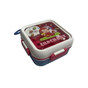 VAGONLİFE PASLANMAZ ÇELİK YEMEK KABI 2 KATLI BÖLMELİ 600 ML - LUNCH BOX  VGN6141 - MAVİ