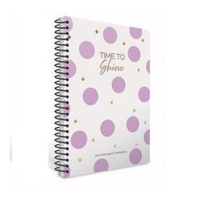 GIPTA TIME OFSET CR PP KAPAK SPİRALLİ A4 80 YP. ÇİZGİLİ DEFTER 7921 - TEKLİ