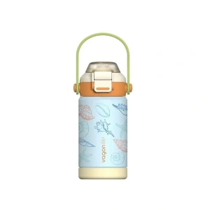 VAGONLİFE ÇELİK PİPETLİ / PİPETSİZ KULLANIM EL TAŞIMA KULPLU MATARA/TERMOS VGN1104 630ML TURUNCU