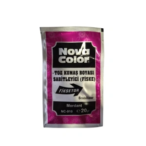 NOVA COLOR NC-910 TOZ KUMAŞ BOYA FİSKESİ 20GR FİKSETOR