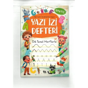 BİLGİPARK 1.SINIF DİK TEMEL HARFLERLE YAZI İZİ DEFTERİ STANDART ÇİZGİLİ