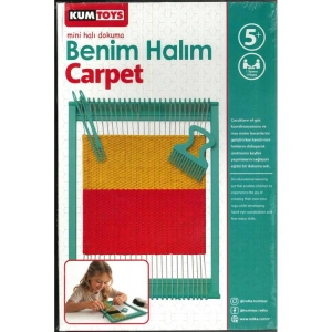 KUMTOYS KM5443 CARPET BENİM HALIM MİNİ DOKUMA SETİ 5+