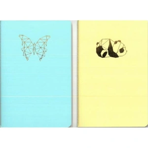 DRN GIFT ST-0621 9x14 IVORY PASTEL KARTON KAPAK 40 YP. ÇİZGİSİZ DEFTER  -  TEKLİ