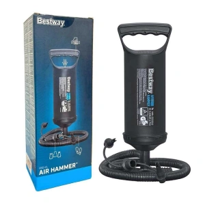 KZL-BW62002 ÇİFT FONKSİYONLU ŞİŞİRME EL POMPASI 30CM SİYAH