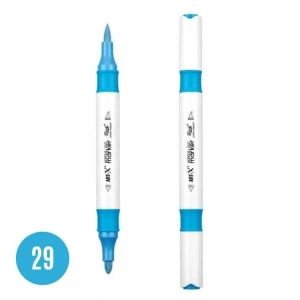 RİCH 17885-29 ART-X ÇİFT TARAFLI DUO AKRİLİK MARKER BONCUK MAVİ