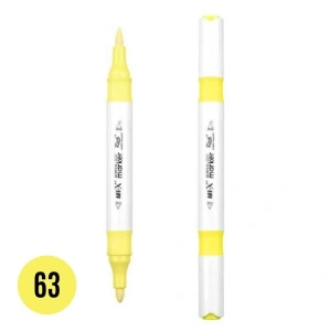 RİCH 17883-63 ART-X ÇİFT TARAFLI DUO AKRİLİK MARKER NEON SARI