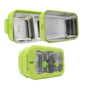 MUGGLE MS-30 304 PASLANMAZ ÇELİK 2 KATLI 1350 ML BESLENME YEMEK KABI/KUTUSU
