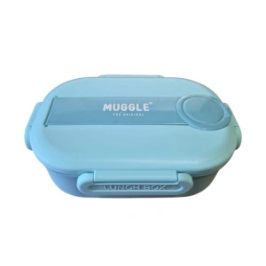MUGGLE MS-20 304 PASLANMAZ ÇELİK TEK KATLI 2 BÖLMELİ 900 ML BESLENME YEMEK KABI/KUTUSU
