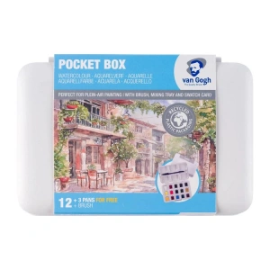 VAN GOGH RT20808632 POCKET BOX WATER COLOR - TABLET SULU BOYA (12+3 ) 15 RENK SET