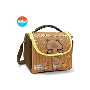 CORAL HIGH 11799 KIDS CAPYBARA DESENLİ THERMO BESLENME ÇANTASI