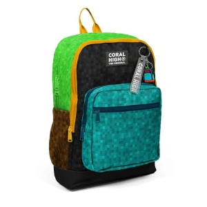 CORAL HIGH 33216 CRAFT DESENLİ DÖRT BÖLMELİ SIRT ÇANTASI