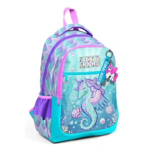 CORAL HIGH 33256 UNICORN DENİZATI DESENLİ ÜÇ BÖLMELİ SIRT ÇANTASI