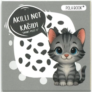 POLA BOOK HKP052 SMART POST-İT ELEKTROSTATİK SÖK-TAK  6.8x6.8cm 50 YP. AKILLI NOT KAĞIDI - TEKLİ