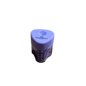 FABER CASTEL GRİP AUTO MİNİ HAZNELİ TEK GÖZLÜ PASTEL RENKLER KALEMTRAŞ 5140183415 - TEKLİ