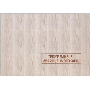 DİLMAN TEDİYE MAKBUZU 2/50-2 NÜSHA OTOKOPİLİ