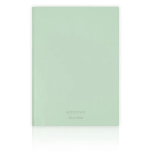 VICTORIAS JOURNALS 1007 SOFTTONS ESNEK KAPAK 14.8x21cm A5 80gr. 128 YP.KREM ÇİZGİLİ DEFTER PASTEL YEŞİL