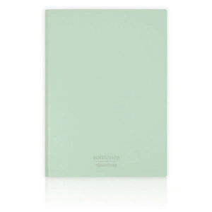 VICTORIAS JOURNALS 1013 SOFTTONS ESNEK KAPAK 14.8x21cm A5 80gr. 128 YP.KREM NOKTALI DEFTER PASTEL YEŞİL