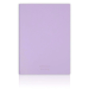 VICTORIAS JOURNALS 1014 SOFTTONS ESNEK KAPAK 14.8x21cm A5 80gr. 128 YP.KREM NOKTALI DEFTER PASTEL LİLA