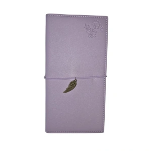 VICTORIAS JOURNALS CHARM KUŞ 126-2749 VEGAN DERİ KAPAK 9X19cm 100gr. 80YP. PLANLAYICI (NOKTALI) DEFTER LİLA