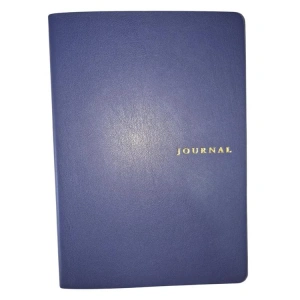 VICTORIAS JOURNALS SMYTH ART 126-2798 ESNEK KAPAK A5 100gr. 96YP. ÇİZGİSİZ (DÜZ) KENAR DESENLİ DEFTER LACİVERT