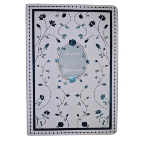 VICTORIAS JOURNALS SMYTH ART 126-2796 ESNEK KAPAK A5 100gr. 120YP. NOKTALI YALDIZ KENAR DEFTER