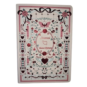 VICTORIAS JOURNALS SMYTH ART 126-2790 ESNEK KAPAK A5 100gr. 120YP. ÇİZGİLİ YALDIZ KENAR DEFTER