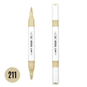 RİCH 17913-211 ART-X ÇİFT TARAFLI DUO AKRİLİK MARKER AÇIK TAŞ RENGİ