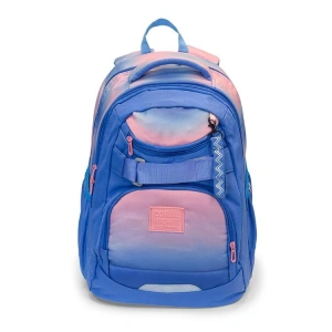 CORAL HIGH 24431 RENK GEÇİŞLİ MAVİ PEMBE DÖRT BÖLMELİ SIRT ÇANTASI