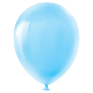 SPOT BALON 2006931-11  BASKISIZ BALON 100lü 12 İNÇ 30cm TEK PAKET BEBEK MAVİSİ  8+