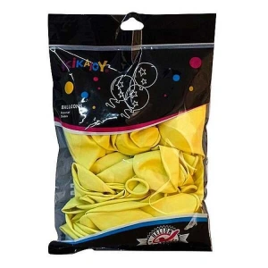SPOT BALON 2006680-2  BASKISIZ BALON 100lü 12 İNÇ 30cm TEK PAKET SARI RENK  8+