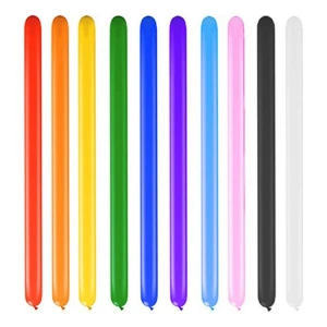 KİKAJOY 1498 SOSİS BASKISIZ BALON 100lü  12 İNÇ 30cm TEK PAKET KARIŞIK RENK  8+