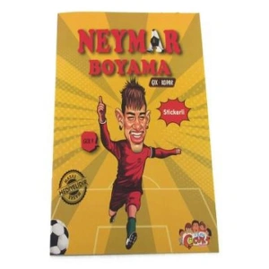 NEYMAR - ÇIKARTMALI MASKELİ BOYAMA KİTABI