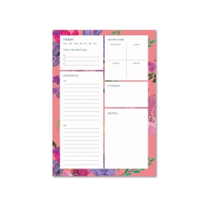 DEFFTER DAILY PLANER (GÜNLÜK PLANLAYICI) A5 BLOKNOT PEMBE SULUBOYA - TEKLİ