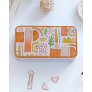 DAKS 2004 HEDİYELİK TENEKE KUTU DİKDÖRTGEN - SHAPES 19.7x10.7x4.5cm