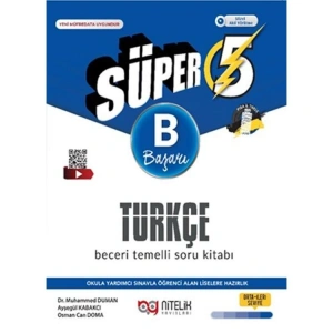 NİTELİK 5. SINIF SÜPER TÜRKÇE B BECERİ TEMELLİ SORU BANKASI