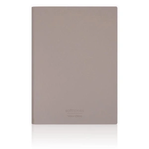 VICTORIAS JOURNALS 1006 SOFTTONS ESNEK KAPAK A6 80gr. 96YP. KREM ÇİZGİLİ DEFTER PASTEL KAHVERENGİ