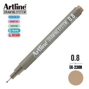 ARTLINE 238N DRAWİNG SYSTEM ÇİZİM KALEMİ 0.8 mm PALE GREY