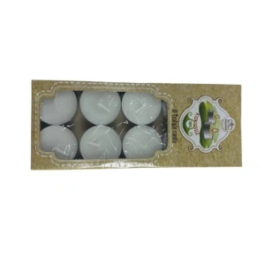 NUR MUM X-619 TEALIGHT 10gr. BEYAZ MUM 10LU