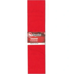 FİXPOİNT P-1077 KRAPON KAĞIDI KIRMIZI - TEKLİ