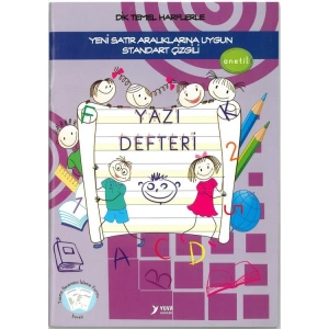 YUVA 1.SINIF DİK TEMEL HARFLERLE GÜZEL YAZI DEFTERİ STANDART ÇİZGİLİ
