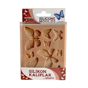 SMARTA SLİKON KALIPLAR - KELEBEKLER (BUTTERFLIES)