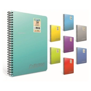 GIPTA CHROM-O SPİRALLİ PP. KAPAK A5 100YP. KARELİ DEFTER - 2312