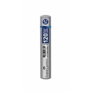 FABER CASTELL 120Lİ MİN 0.7 2B 60mm UÇ GÜMÜŞ TÜP