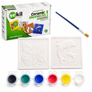 ŞEKİL MNDLASET SERAMİK MANDALA  SETİ